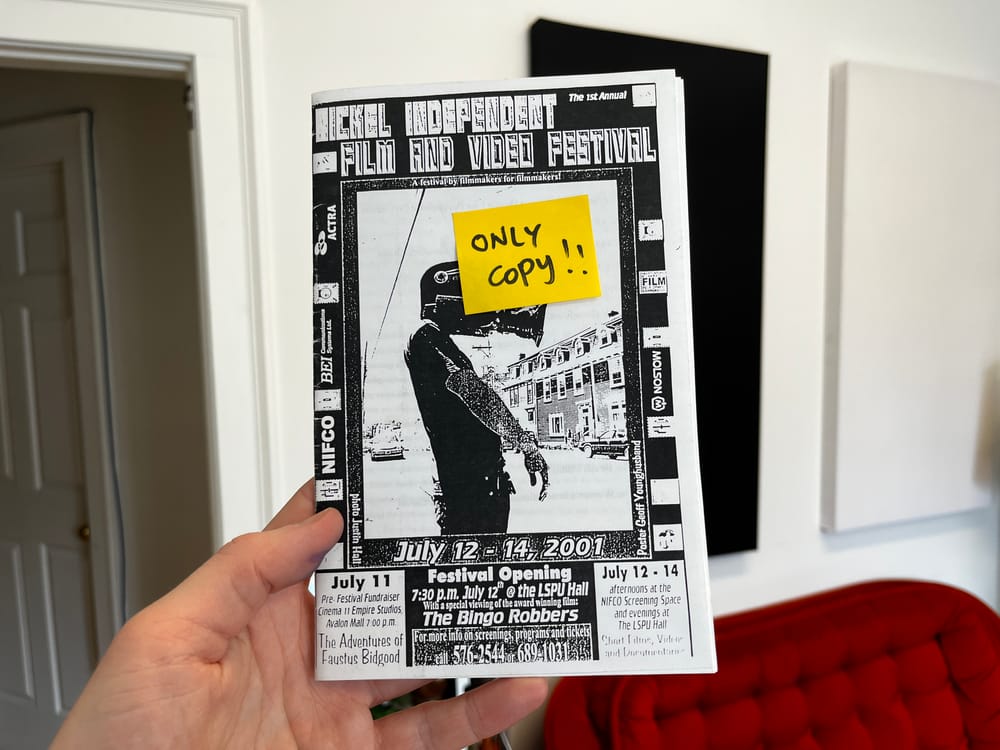 Flip through the very first Nickel festival program post image